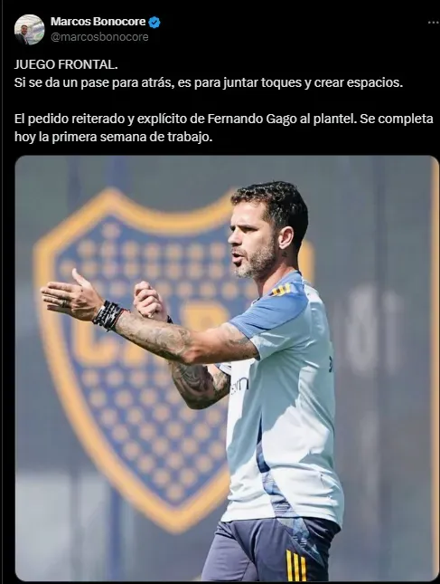 Gago quiere un equipo protagonista.