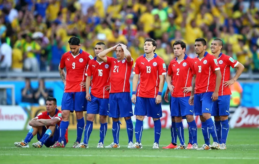 Chile no pudo con Brasil en penales. Imagen: Getty.