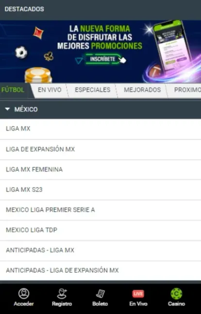 Version Movil De Codere