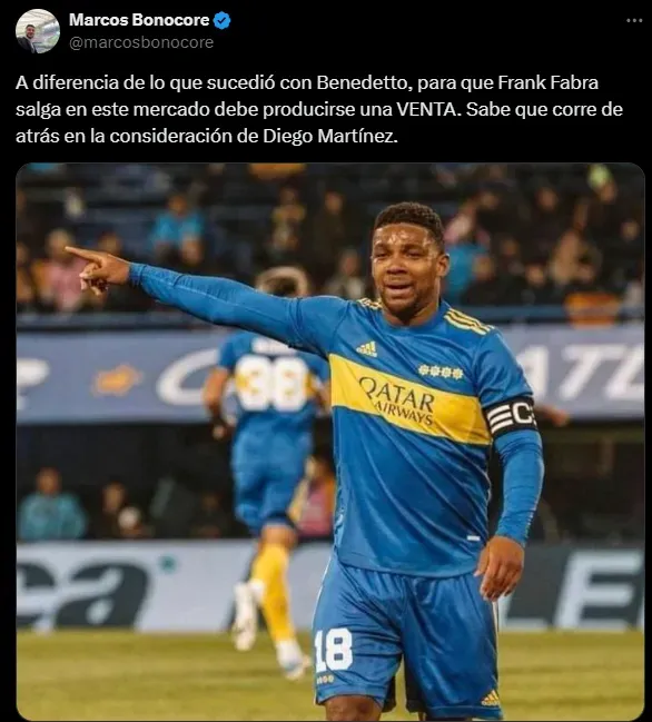 La condición de Boca. (Captura)