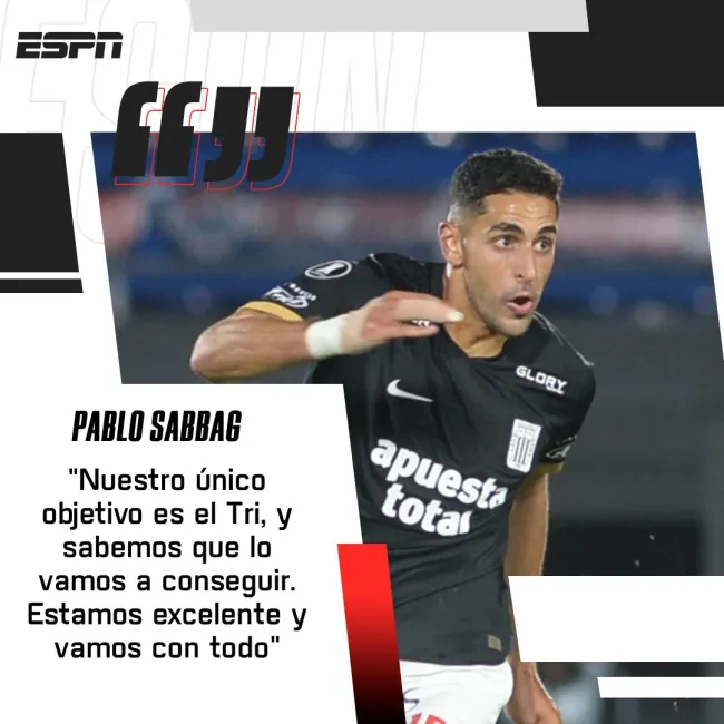 Sabbag calentó la previa de Alianza vs Universitario. | Créditos: ESPN.