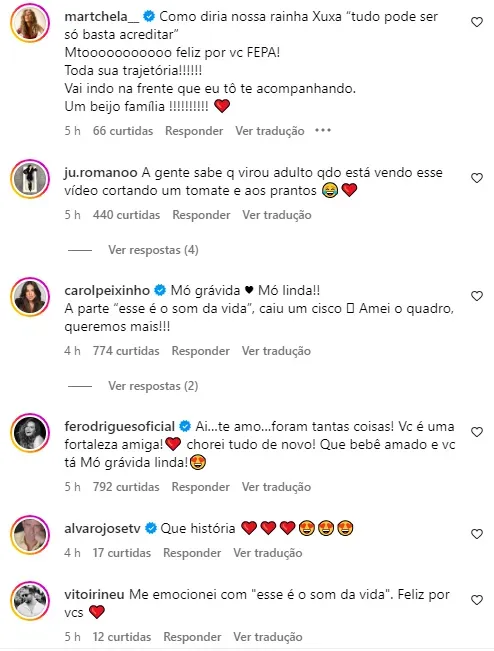 Fãs comentam sobre vídeo de Fernanda Paes Leme - Foto: Instagram