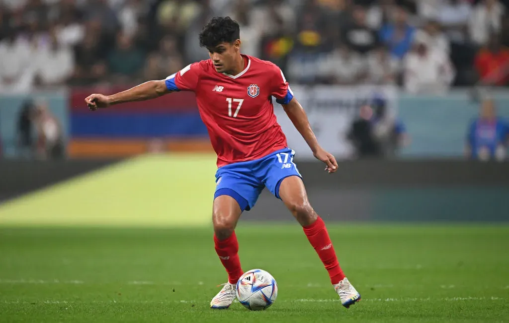 Yeltsin Tejeda of Costa Rica  in action during the FIFA World Cup Qatar 2022. (Photo by Stuart Franklin/Getty Images)
