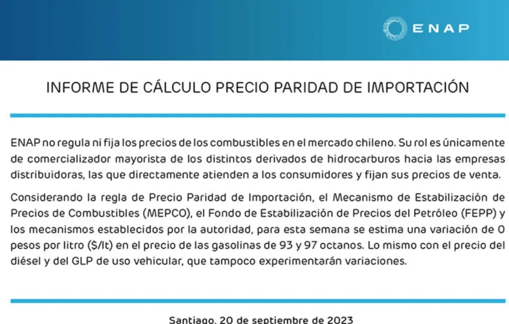 Informe ENAP