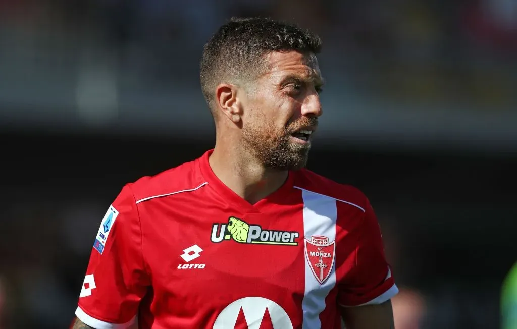 Alejandro Gómez durante su partido con Monza. (Getty)