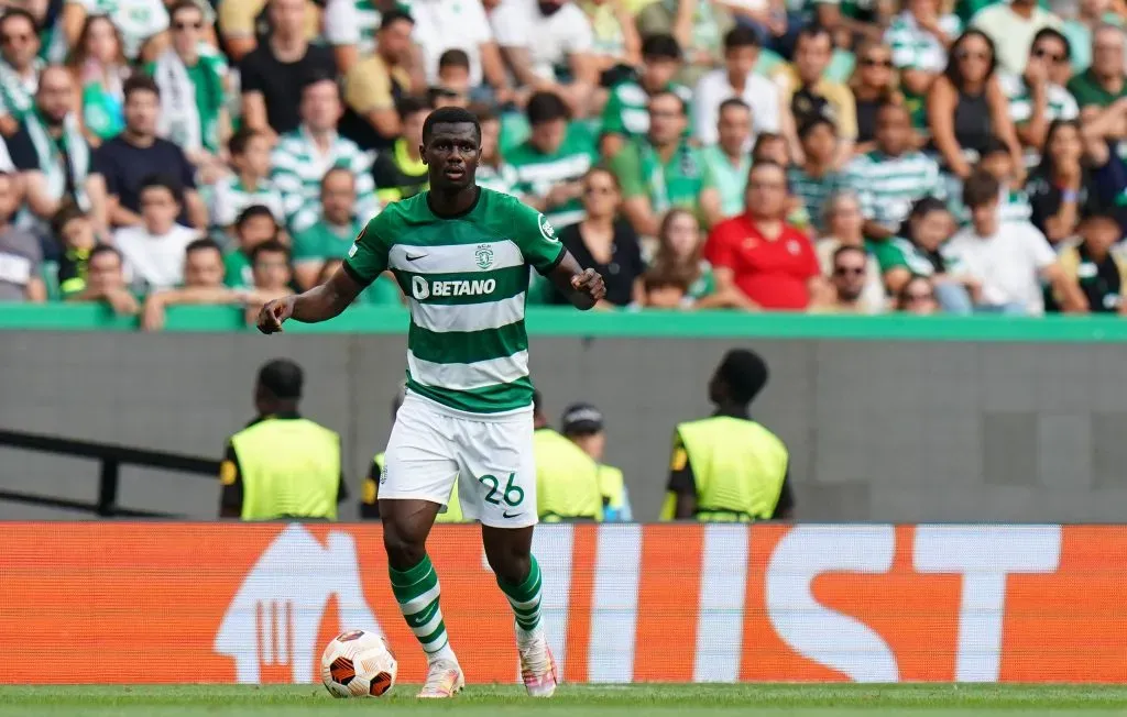 Ousmane Diomande of Sporting (Photo by Gualter Fatia/Getty Images)