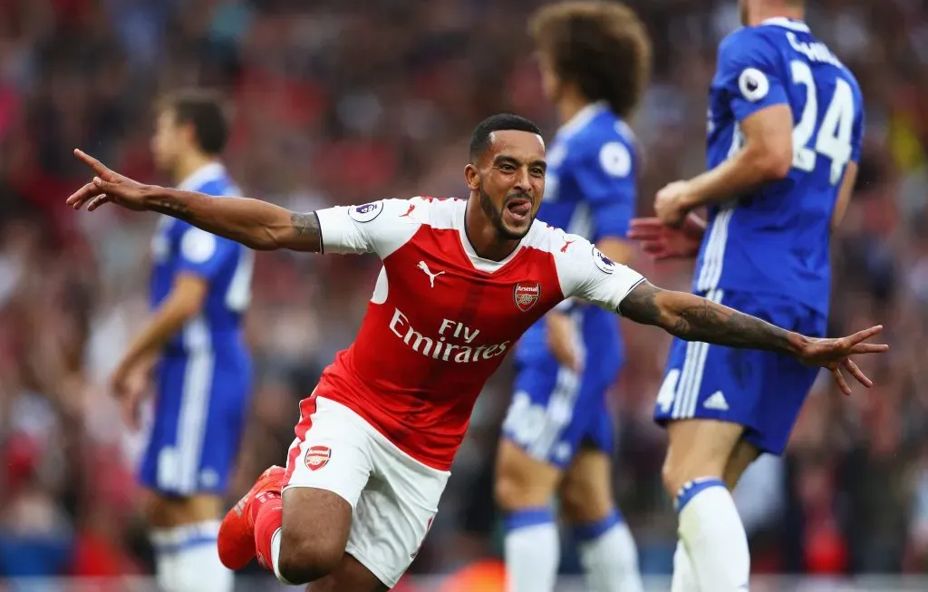Theo Walcott fue uno de los jugadores más destacados de la historia reciente del Arsenal. (Photo by Paul Gilham/Getty Images)