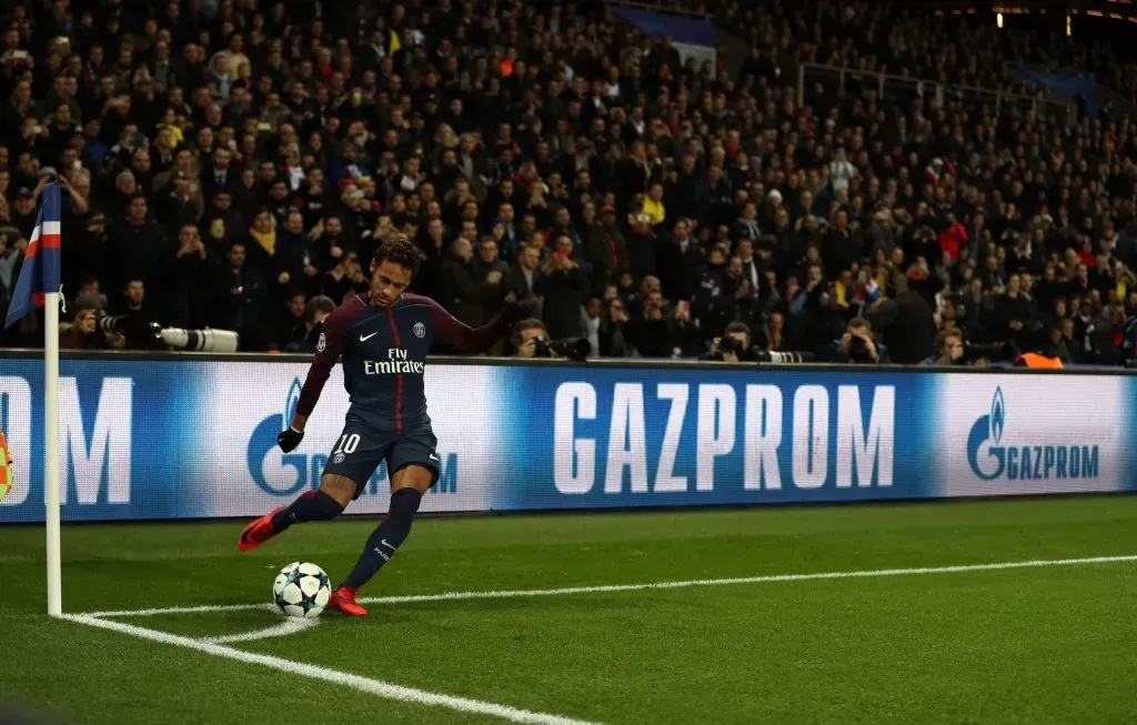 Neymar of PSG . (Photo by Catherine Ivill/Getty Images)