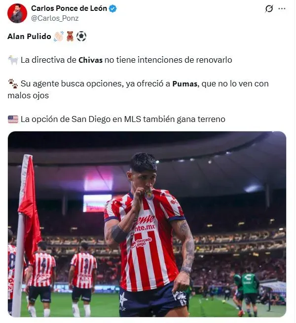 Rechazó a Cruz Azul y ahora su equipo lo dejaría libre (X)