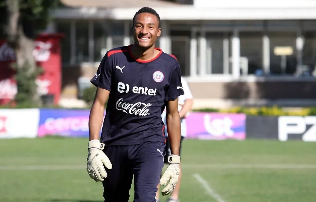 Lawrence Vigouroux en la selección chilena. Crédito: ANFP.