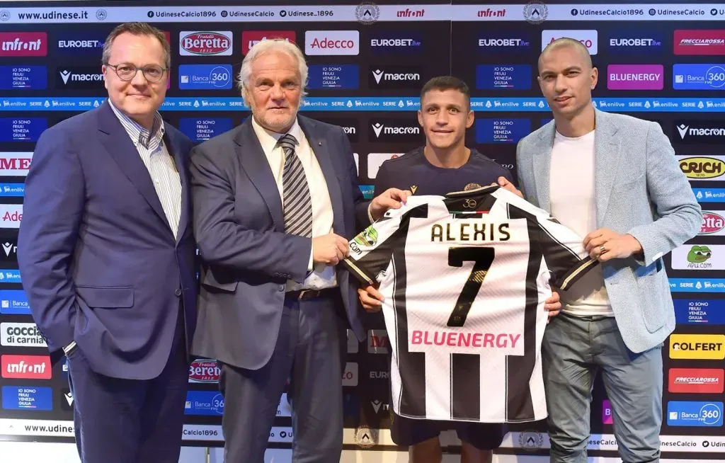 Hinchas de Udinese no están ni ahí con la edad de Alexis y confían en regresar a competencia internacional.