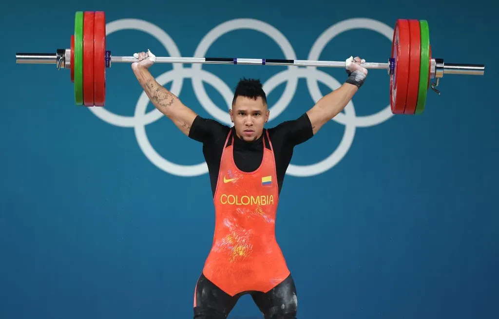 Luis Javier Mosquera en París 2024. (Photo by Matthew Stockman/Getty Images)