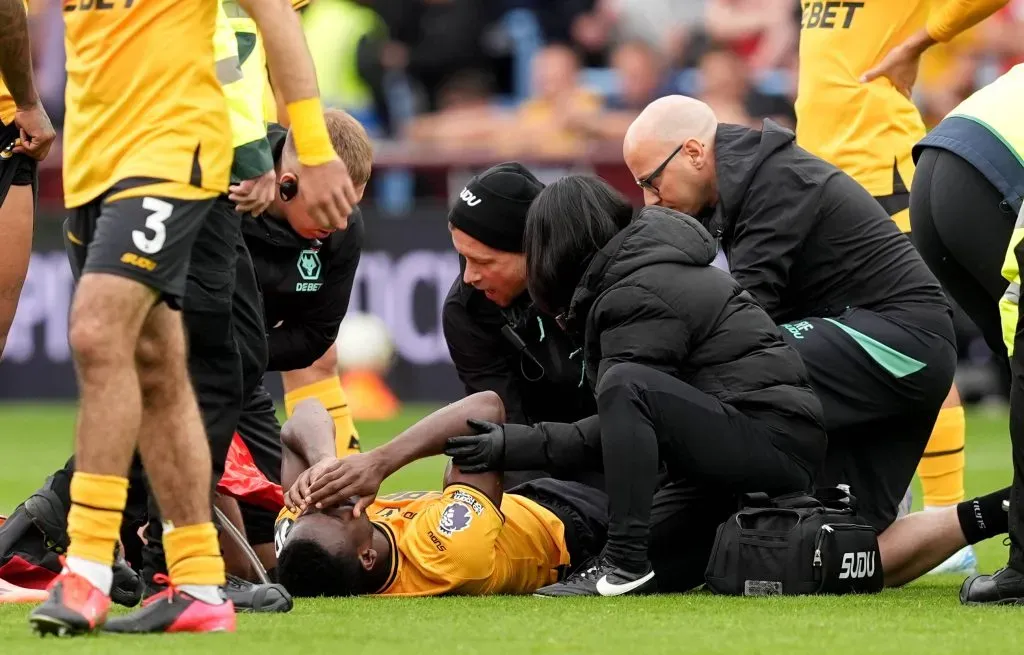 Yerson Mosquera jugador del Wolverhampton. Foto: Imago.