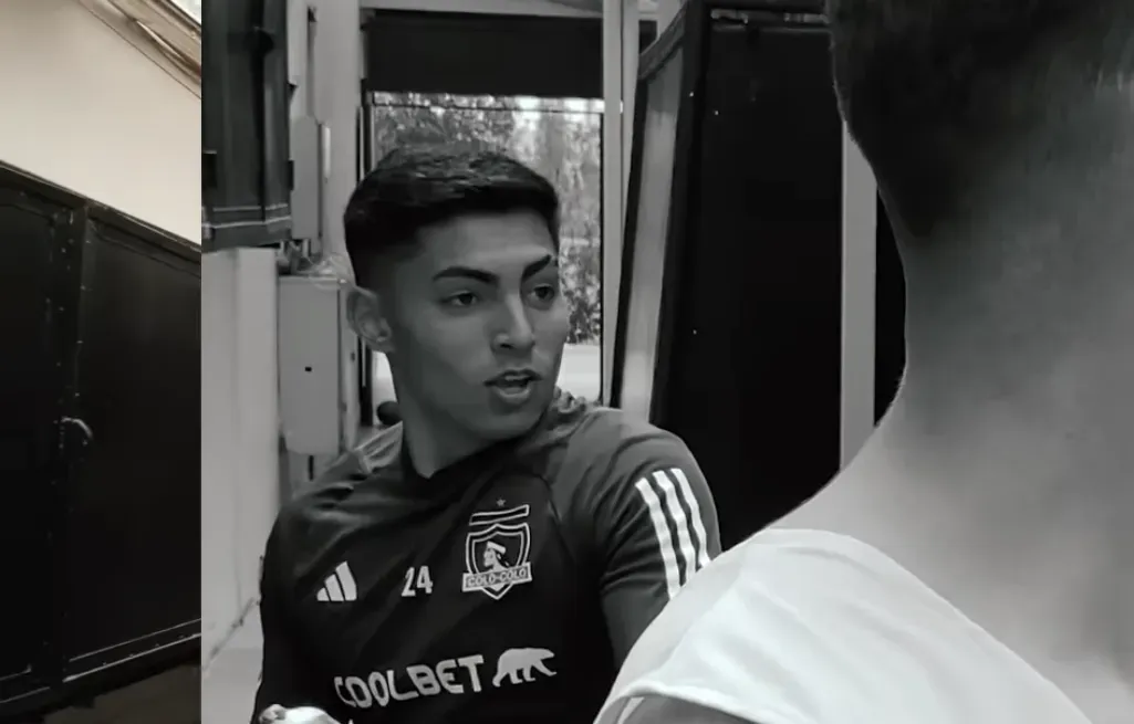 Jordhy sintió el verdadero terror con el Halloween en el estadio Monumental. Foto: Colo Colo.