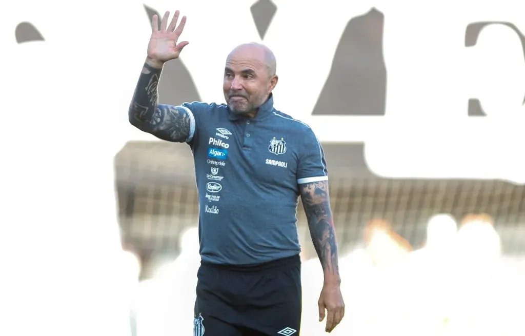 Jorge Sampaoli dirigió al Santos en la temporada 2019 (Getty Images)