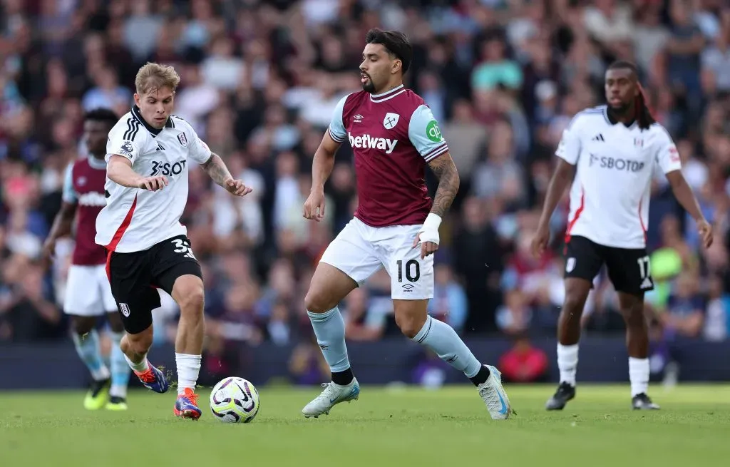 Paquetá es la gran figura del West Ham. Imagen: Getty.