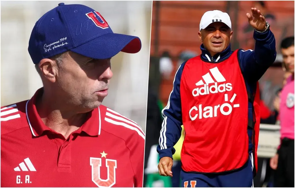 Gustavo Álvarez apareció con un gorro que de inmediato hizo recordar a Sampaoli en la U. Foto: Photosport.