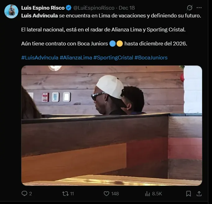 Fuente: @LuiEspinoRisco