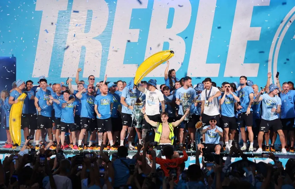 Manchester City, campeón de la Champions League, será uno de los participantes del Mundial de Clubes 2023. Iniciará su intervención en la Semifinal. Getty Images.