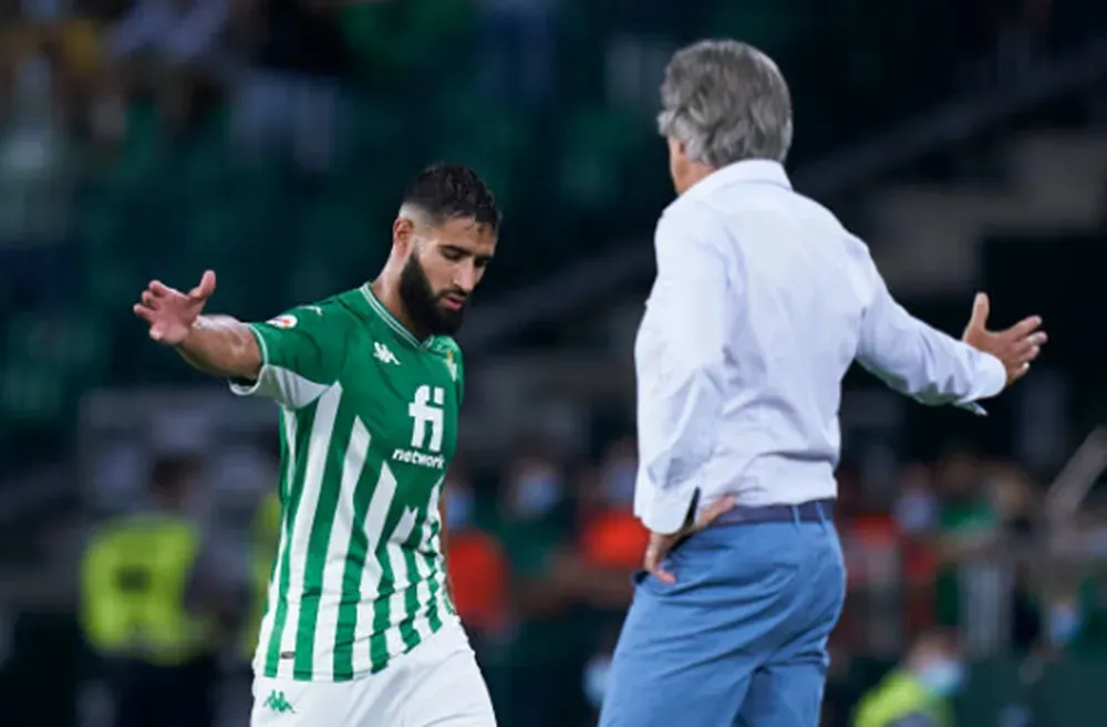 Manuel Pellegrini tiene un motivo de festejo con Nabil Fekir. (Getty Images).