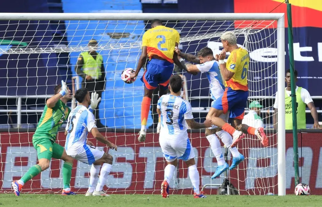 Colombia vs. Argentina. Foto: CONMEBOL.