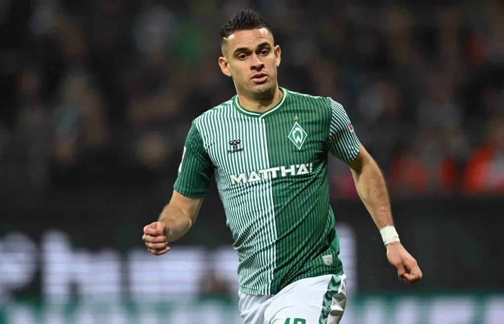 Rafael Borré pelo Werder Bremen. (Photo by Stuart Franklin/Getty Images)