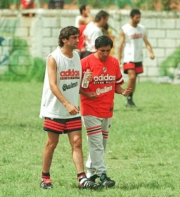 Enzo y Ramón Díaz.