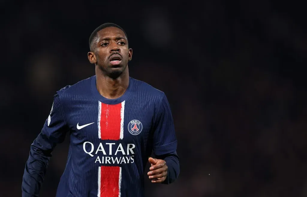 Dembélé se redimiu e marcou o 2° gol. Photo by Julian Finney/Getty Images