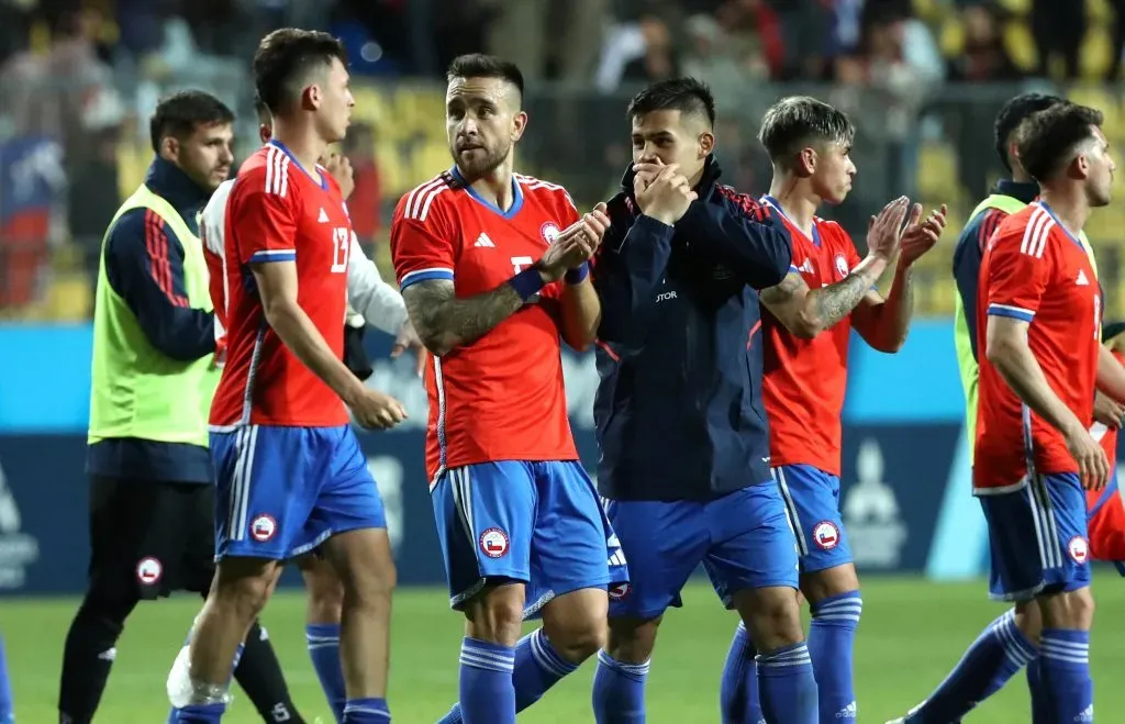 El defensor toma protagonismo en el equipo de la selección chilena. Foto de Carlos Succo/Santiago 2023 via Photosport.