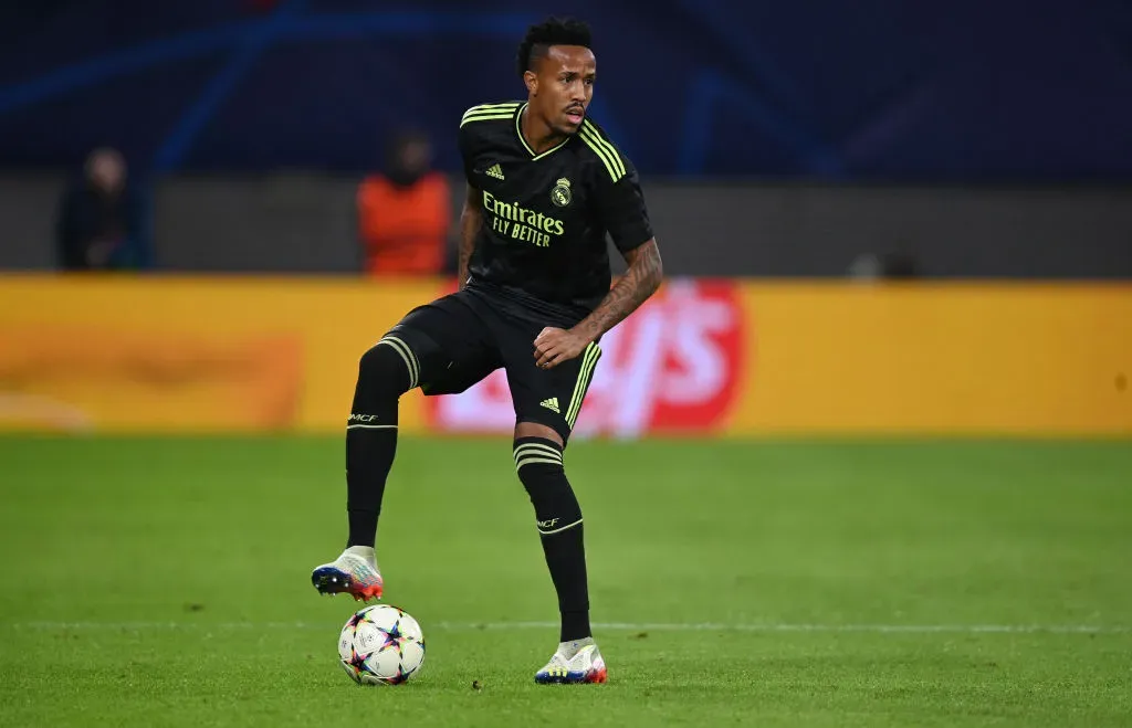 Éder Militão of Madrid (Photo by Stuart Franklin/Getty Images)