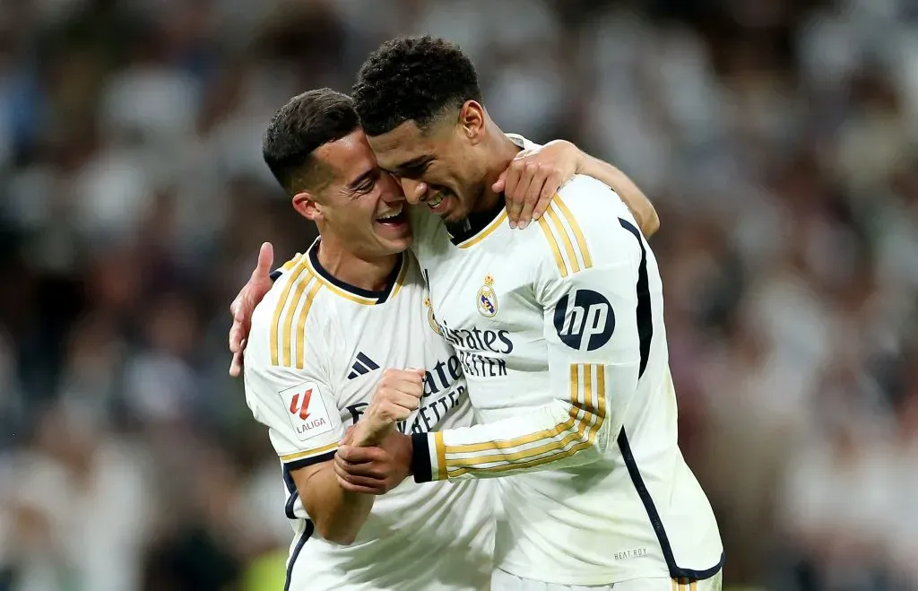 Vázquez em ação pelo Real Madrid. (Photo by Florencia Tan Jun/Getty Images)