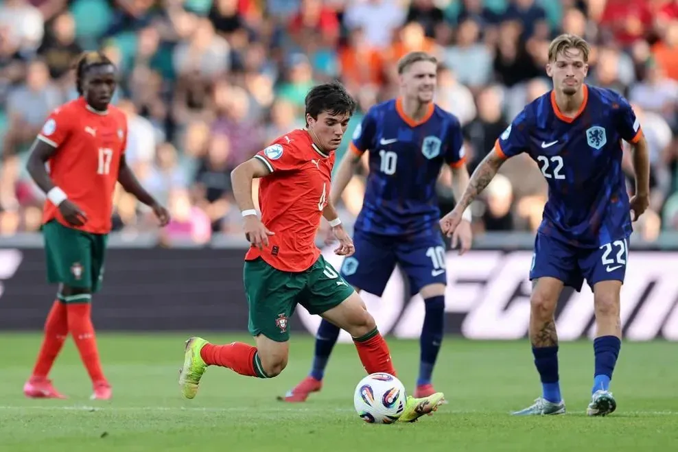 Portugal perde com os Países Baixos. Foto: UEFA