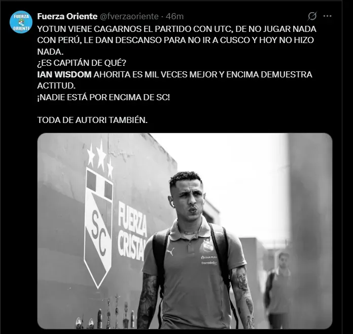 Fuente: &#039;X&#039;