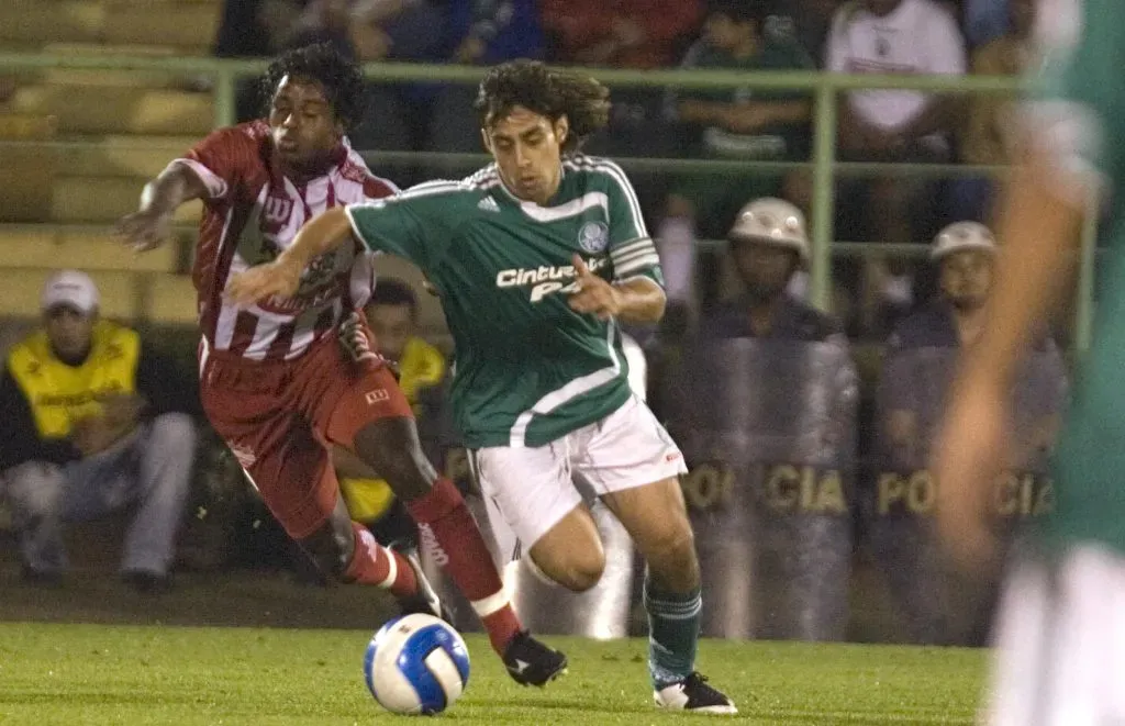 Jorge Valdivia tuvo a Luxemburgo como DT en Palmeiras entre 2008 y 2009. | Foto: Photosport.