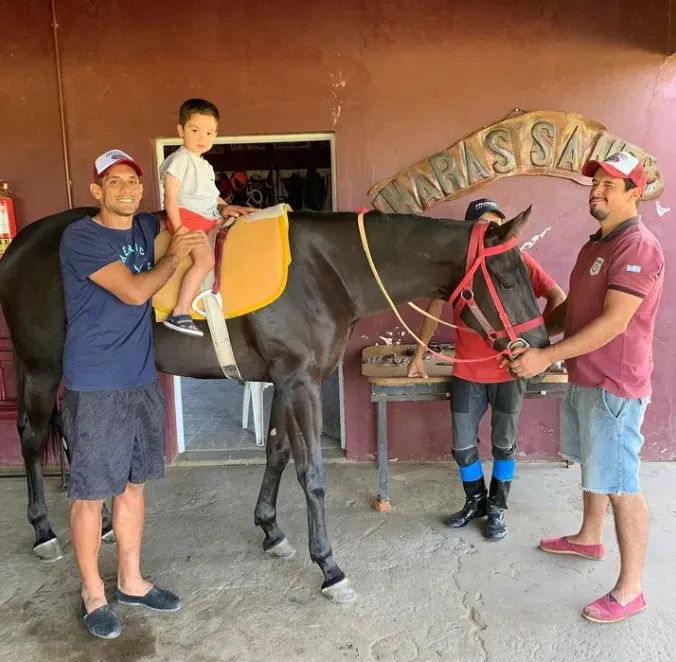 José Sand en su haras. (Foto: IG de José Sand).