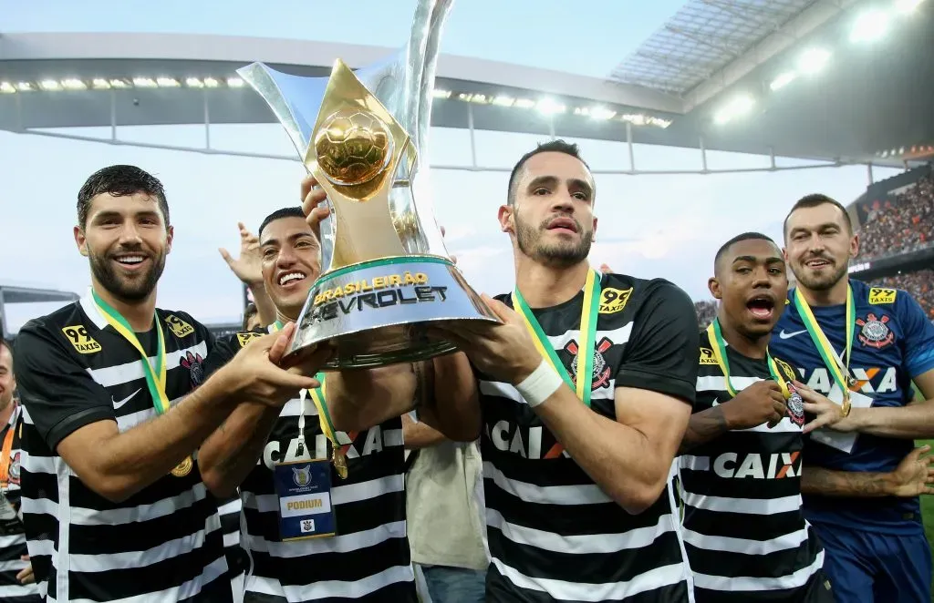 Felipe é campeão brasileiro com o Corinthians. Foto: Friedemann Vogel/Getty Images
