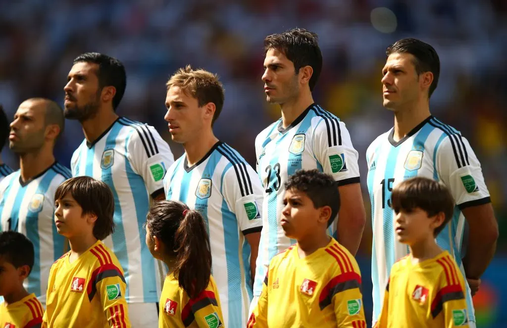 Demichelis y Basanta jugaron junto con Argentina ante Bélgica por los Cuartos de Final del Mundial de Brasil 2024 [Foto Getty Images]