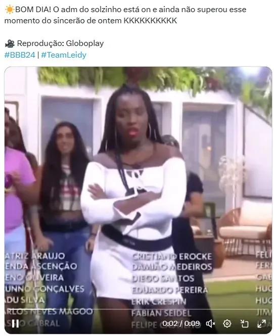 Leidy Elin virou meme na web