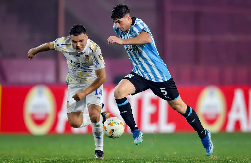 Juan Nardoni en Racing (Getty Images)