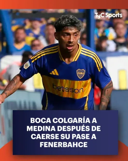 ¿Medina será colgado por Boca?