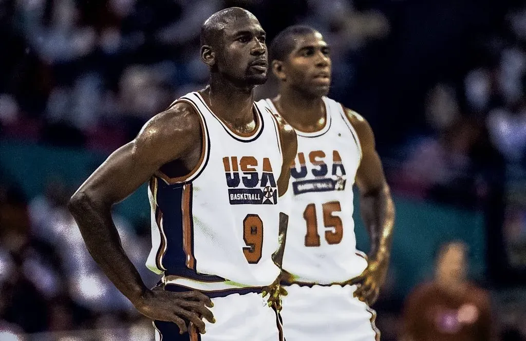 Michael Jordan y Magic Johnson formaron parte del primer ‘Dream Team’ que compitió en los JJ.OO. de Barcelona 1992. (Foto: IMAGO)