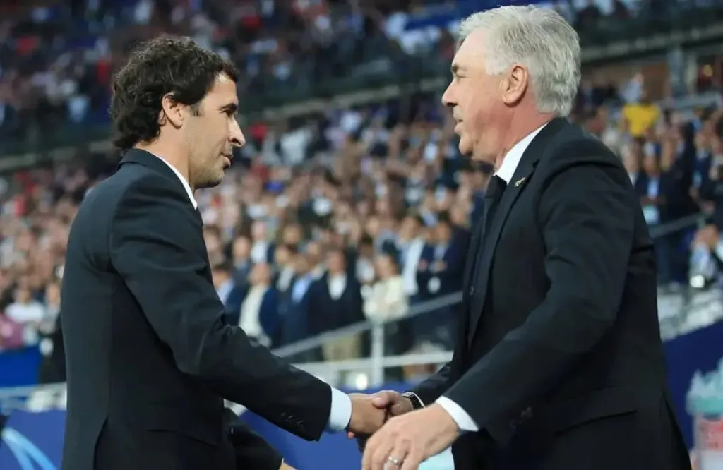 Raúl y Carlo Ancelotti: TW