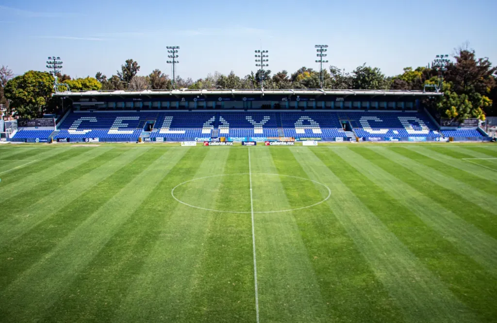 Así luce el Estadio Miguel Alemán Valdés, sede de la final del Campeonato Sub-20. (Foto: Celaya CD)