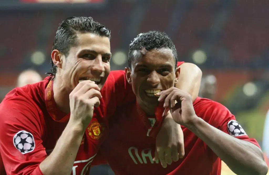 Cristiano Ronaldo y Nani, campeones de Champions en el United. IMAGO