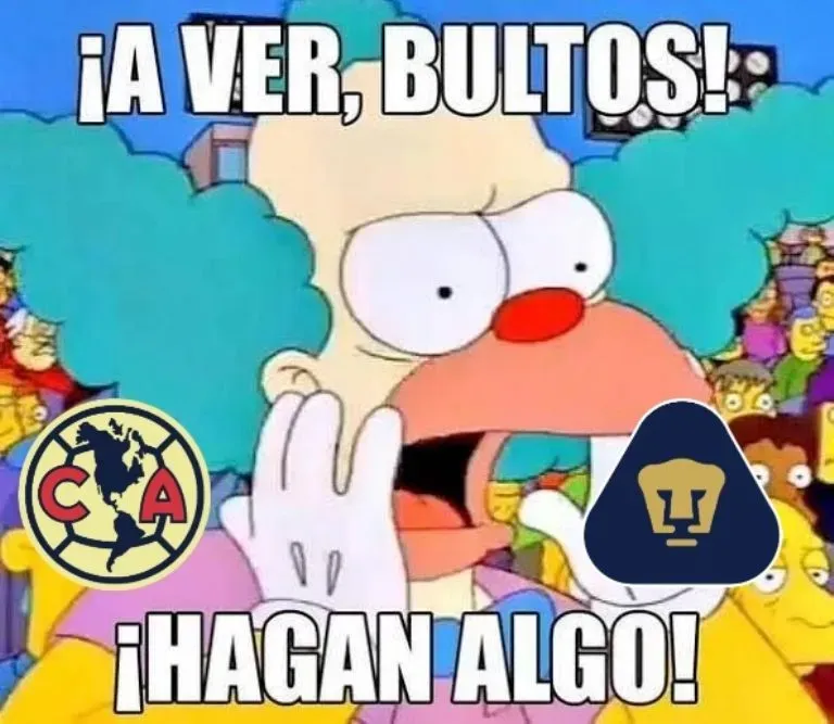 clasico capitalino america pumas estadio azteca arbitraje var memes