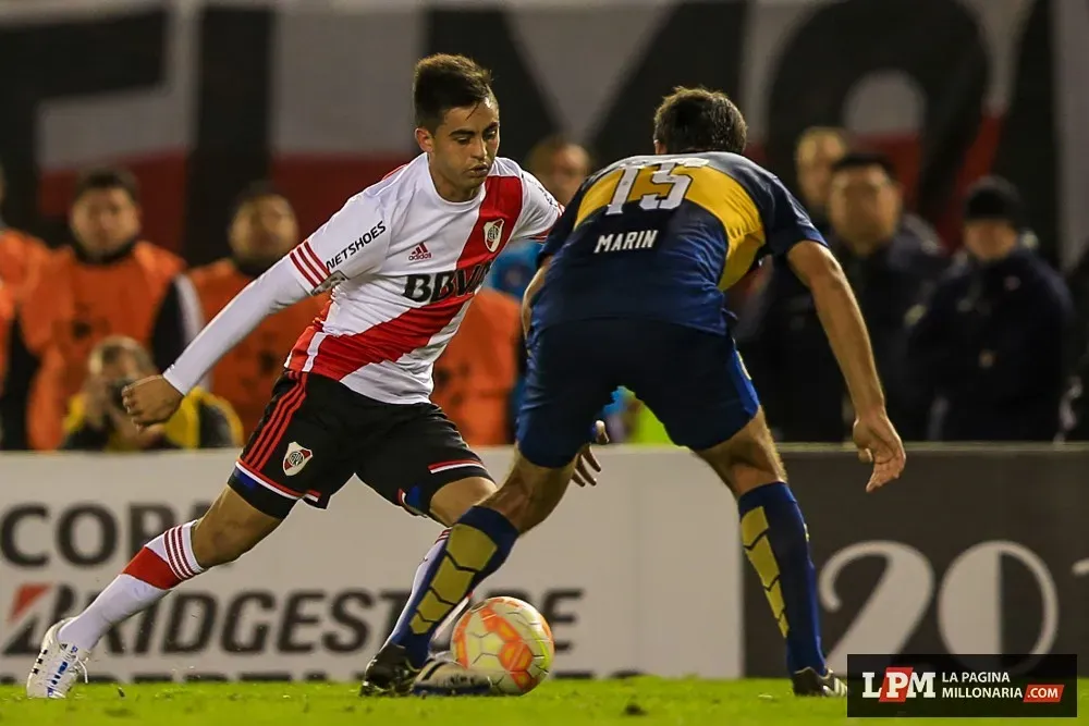 Pity Martínez fue la víctima del penal que luego convertiría Carlos Sánchez. Foto: LPM.