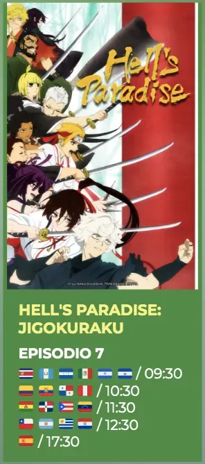 Cómo ver el anime de Hell's Paradise: Jigokuraku online?: todas