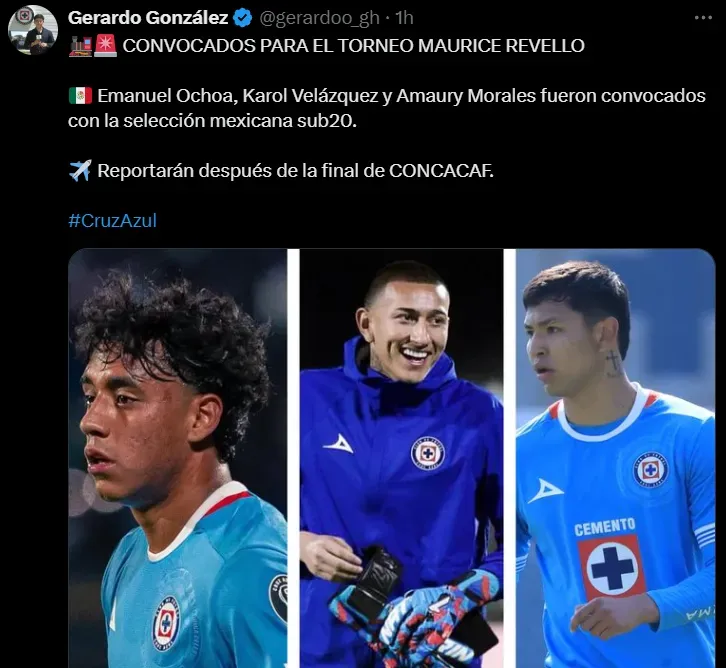 La Copa Oro que inicia el 14 de junio ya tiene a su primer "descartado" dentro de los cruzazulinos que habían sido incluidos en la nómina inicial. En los últimos días, la Selección Mexi