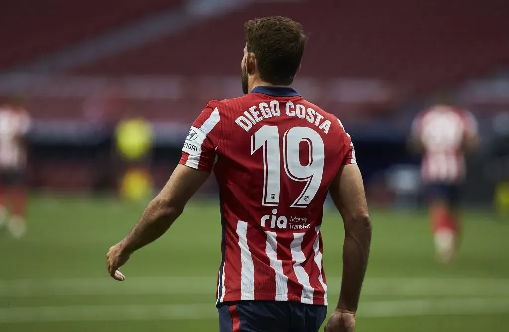 Diego Costa utilizó la n°19 durante sus dos etapas en Atlético de Madrid. (Foto: IMAGO)