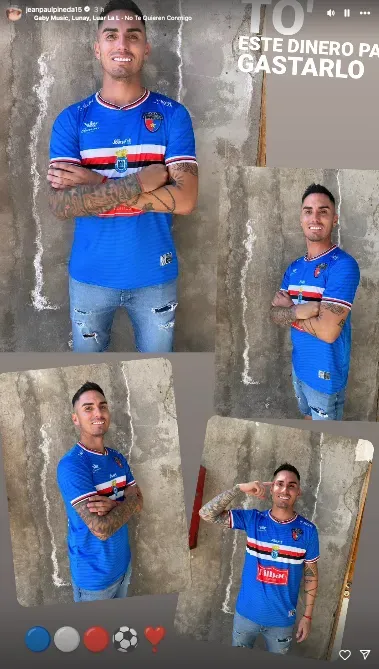 Jean Paul Pineda ya se luce con la camiseta de Real San Joaquín